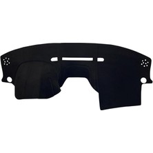 Misda Store Koruma Halısı Siyah Kenar Renk Siyah Renault Megane 2 ile Uyumlu