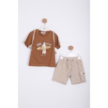 NASR GRUB Erkek Çocuk Alt Üst Şort Takım 18-36 Ay 2143