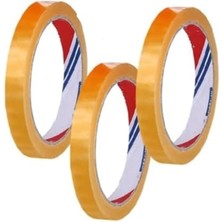 Misda Store Metre Selefon Bant 12 Adet Büro Bandı Büyük Bant Makinelerine Uyumlu Kırtasiye Şeffaf Para Bandı