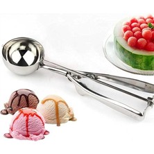 Misda Store ve Kurabiye Şekillendirme Kaşığı (1, Metal, Large)