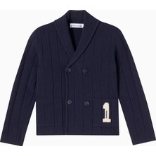 Bonpoint Joseph %100 Yün Bebek Hırka Logo Patch Detaylı