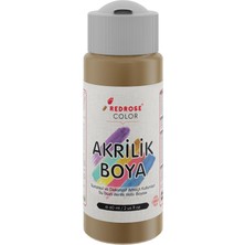 Misda Store Rose Açık Kahverengi Akrilik Boya 60 ml
