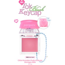 Peripera Ciltte Kremden Pudra Dokuya Dönüşen Allık Perıpera Tok Blush Keycap (18 Kind Heart)
