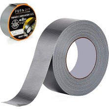 Misda Store Tamir Bandı (Duct Repair Tape) 50 mt x 50 mm Gri | Çok Amaçlı Dayanıklı Yapışkanlı Güçlü Tamir Bandı | Boru ve Hortum Tamiri | Isıya Dayanıklı Bant | Su Geçirmez