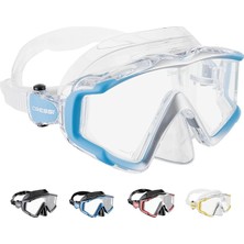 Misda Store Liberty Triside Spe Dalış Maskesi, Clear/blue/silver