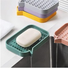 Misda Store Oluklu Kaymaz Katı Sabunluk | Silikon Sabunluk