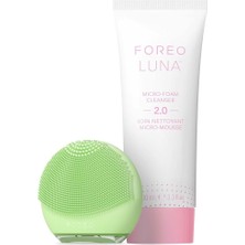 Misda Store Luna 4 Go Yüz Temizleme Fırçası ve Yüz Masaj Aleti + Luna Mikro Köpük Yüz Temizleyici 2.0, 100ML - Yüz Yıkama - Gözenek Giderici - Yüz Bakımı - Yüz Cilt Bakım Ürünleri - Tüm Cilt Tipleri Için