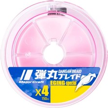 Misda Store Craft Dangan Braid Ip Egi Special Dbe4 Pe 0.8/0.12MM/14LB/6.1KG/150MT Pembe