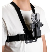 Misda Store Aksiyon Kamera ve Telefon Tutucu Göğüs Askısı Gezi Seyahat ve Sürüşlerde Kullanmak Için Boyundan Kayıt Aparatı Cep Telefonu Göğüs Tutucu (Tüm Modeller Ile Uyumlu) Rmx-81