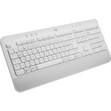 Misda Store Signature K650 Tam Boyutlu Kablosuz Klananye, Bilek Desteği, Ble Bluetooth Naneya Logi Bolt Usb, Derin Yastıklı Tuşlar, Tuş Takımı, Pc/windows/mac ile Uyumlu, Beyaz