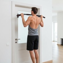 Misda Store Kapı Barfiksi - Ayarlanabilir Barfiks Aleti, Çekme Barı ve Kapı Barı, Dayanıklı Çelik Yapı, Kolay Kurulum, Üst Vücut Egzersizi ve Güç Antrenmanı Için Ideal CKS-112