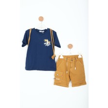 NASR GRUB Erkek Çocuk Alt Üst Şort Takım 2-7 Yaş 3149