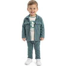 Top Kids Erkek Çocuk 3lu Alt Üst Takım 6-36 Ay 4305