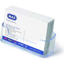 Misda Store 486 Oval Şeffaf Kartvizitlik