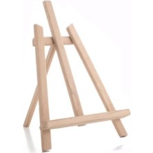 Misda Store Üstü Şövale 1 Adet Küçük Şövalye 28X37 cm Çam Ağacından Imal Edilmiştir Sanatsal Tuval Sergi