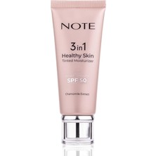 Misda Store Cosmetics 3 In 1 Healthy Skin Tinted Moisturizer Renk Ton Eşitleyici 50 Spf Aydınlatıcı Krem