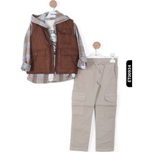 Top Kids Erkek Çocuk 4lu Alt Üst Takım 2-7 Yaş 4493