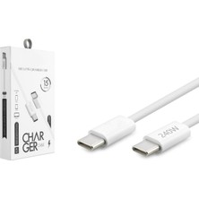 Misda Store P40 CL37 60W 2metre Type-C To Type-C Pd Şarj Kablosu 2253