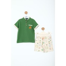 Hype Erkek Çocuk Alt Üst Şort Takım 1-5 Yaş 6218