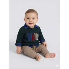 Top Kids Erkek Çocuk 3lü Alt Üst Takmı 6-36 Ay 2512