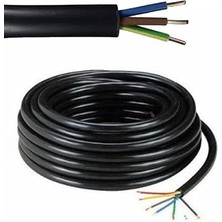 Misda Store Kablo 3x1.5 Ttr Kablo Cca 100 Metre Siyah,