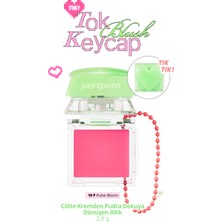 Peripera Ciltte Kremden Pudra Dokuya Dönüşen Allık Perıpera Tok Blush Keycap (10 Pulse Bloom)