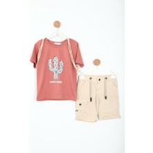 NASR GRUB Erkek Çocuk Alt Üst Şort Takım 2-7 Yaş 3147