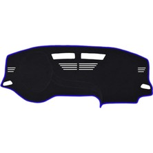 Misda Store Koruma Halısı Siyah Kenar Renk Mavi Renault Megane 4 ile Uyumlu