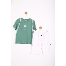 NASR GRUB Erkek Çocuk Alt Üst Şort Takım 8-14 Yaş 4148