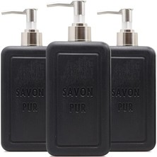 Misda Store De Royal Savon Pur Luxury Vegan Sıvı Sabun 500 ml 3 Adet (Siyah)
