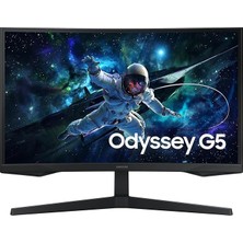 Misda Store G55C Gaming Odyssey G5 27 2560X1440 Va 1000R 165Hz 1ms 2,500:1 HDR10 Freesync LS27CG552EUXUF