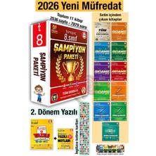 Tonguç Akademi 8. Sınıf 2026 Şampiyon Paketi + 2. Dönem Yazılı Notları Denemeleri