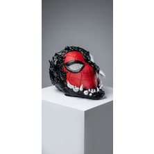 Çınar Bilişim Dünyası Venom Spider-Man Cosplay Maskesi – Özel Tasarım Dekoratif Maske 3D Giyilebir Mıknatıskı