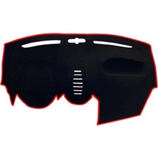 Misda Store Koruma Halısı Siyah Kenar Renk Kırmızı Ford Tourneo Connect 2012-2020 ile Uyumlu