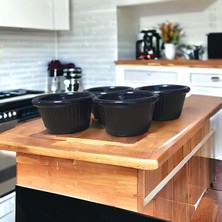 Misda Store ve Kahve Yanı Kasesi,sosluk,sunumluk Mini 6lı (Siyah)