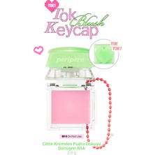 Peripera Ciltte Kremden Pudra Dokuya Dönüşen Allık Perıpera Tok Blush Keycap (09 Orchid Lilac)