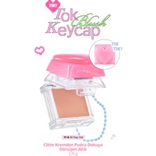 Peripera Ciltte Kremden Pudra Dokuya Dönüşen Allık Perıpera Tok Blush Keycap (11 All Day Oat)