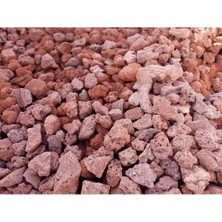 Misda Store Pomza 3 kg 2-4 cm Kırmızı Pomza Lav Taşı Volkanik Ponza Taşı