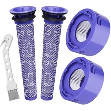 Misda Store Dy-Son V7 V8 Serisi Elektrikli Süpürge Için Yıkanabilir Yedek Filtre, Yedek Ön Filtre Posta Motor Filtresi Dy-Son V7 V8 Hayvan Mutlak Motorhead, DY#965661-01, DY#967478-01 ile Uyumlu