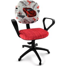 Misda Store Çocuk Odası Ders Çalışma Ofis Koltuğu Amortisörlü Tekerlekli Faaliyet Sekreter Bilgisayar Sandalyesi