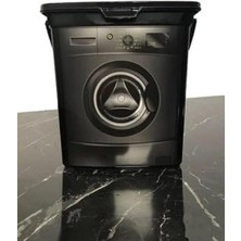 Misda Store Makinası Görünümlü Deterjanlık (Siyah)