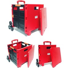 Misda Store Style Katlanabilir Taşıma Pazar Arabası Merdiven Çıkabilen Taşıma Arabası