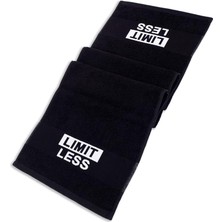 Misda Store Lımıtless 30X100 cm -%100 Pamuk Spor Havlusu - Fitness Gym Golf Boks Tenis Havlusu