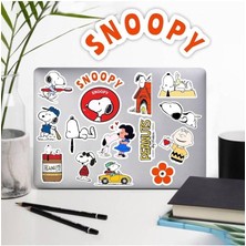 Misda Store Peanuts Macbook Notebook Tablet Telefon Ajanda Laptop Defter Sticker Seti