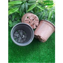 Misda Store Vakum Saksı 100 Adet 13X10 cm 0,90 Lt Plastik Saksı Ucuz Saksı Fide Üretim Saksısı Fide Saksısı