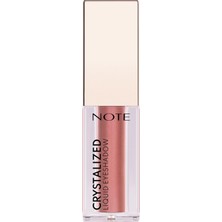 Misda Store Cosmetics Crystalized Liquid Eyeshadow Likit Metalik Göz Farı, 04 Pink Bouquet