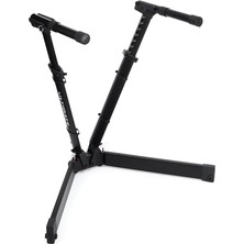 Leaf Shop Support VS-88B V-Stand Pro (Black) Dahili Kablo Yönetim Sistemli V-Style Taşınabilir Yüksekliği Ayarlanabilir Org | Klavye Standı | Sehpası - Siyah