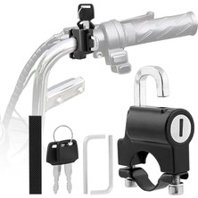 Misda Store Bisiklet, Scooter Için Kask Kilidi, Motosiklet Aksesuarları, Çok Amaçlı 22-26 mm Gidon Kask Kilidi