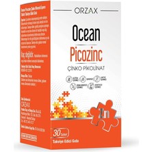 Leaf Shop Orzax Ocean Picozinc Takviye Edici Gıda 30 Kapsül