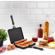 Leaf Shop Tastemake Döküm Ocak Üstü Tost Izgara 20X26 Cm-2 Parça